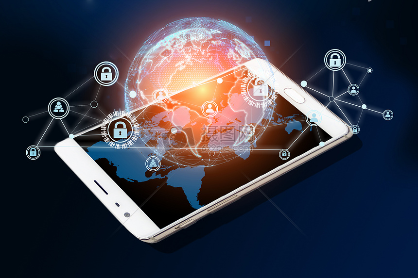 智能手机 连接世界的双刃剑——网络安全与图像资源的科学图库解析